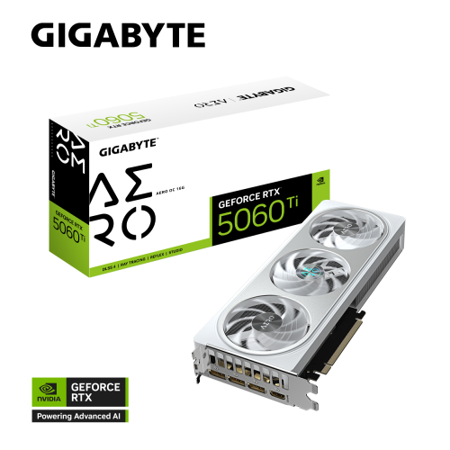 Gigabyte GeForce RTX 5060 Ti Aero OC 16GB GDDR7 Graphics Card
