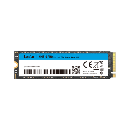 Lexar 1tb NM610 Pro M.2 2280 PCIe Gen3x4 NVMe Internal SSD