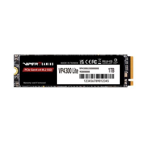 PATRIOT Viper VP4300 Lite 1TB M.2 2280 PCIe Gen4 SSD