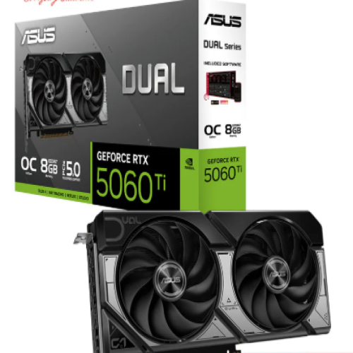 ASUS DUAL GEFORCE RTX™ 5060 Ti 8GB GDDR7 OC EDITION (PRE ORDER)